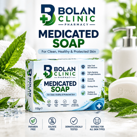 Medicated Soap - Supports a Cleaner-Looking Skin Surface - ChiltanPure