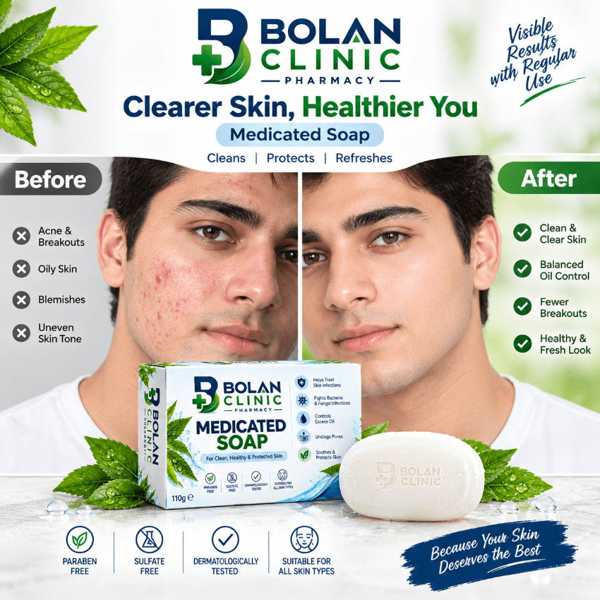 Medicated Soap - Supports a Cleaner-Looking Skin Surface - ChiltanPure
