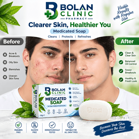 Medicated Soap - Supports a Cleaner-Looking Skin Surface - ChiltanPure