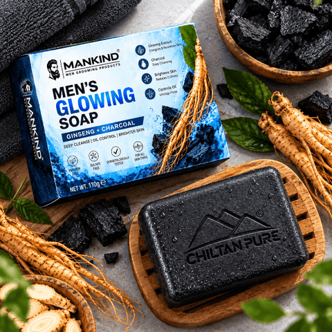 Men Glowing Soap – Deep Cleansing & Oil Control Bar - ChiltanPure