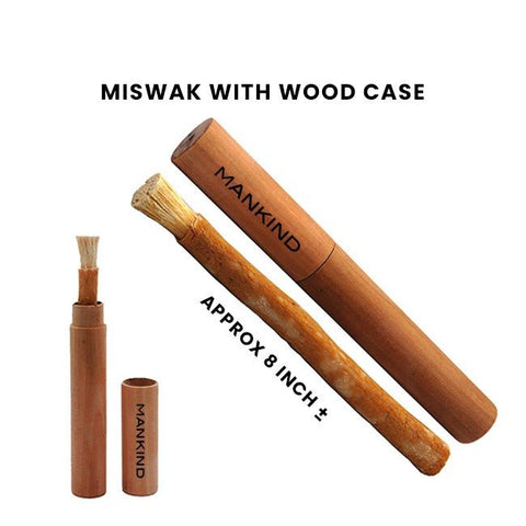 Miswak With Wood Case / مسواک لکڑی کے کیس کے ساتھ / Approx 8Inch - ChiltanPure