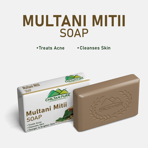 Multani Mitti Soap - Improve complexion, Oil Absorption, Improves Skin Tone