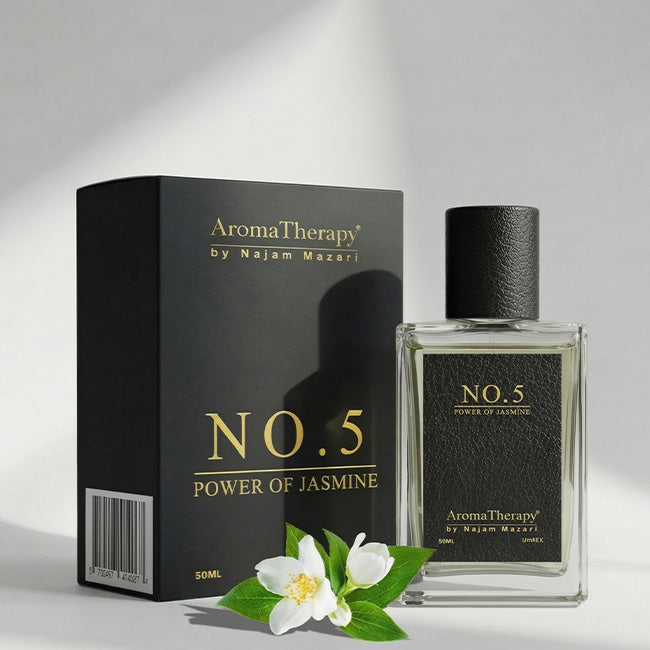 No. 5 Natural Jasmine Infused  Perfume  -  for a Luxurious Escape into Floral Serenity