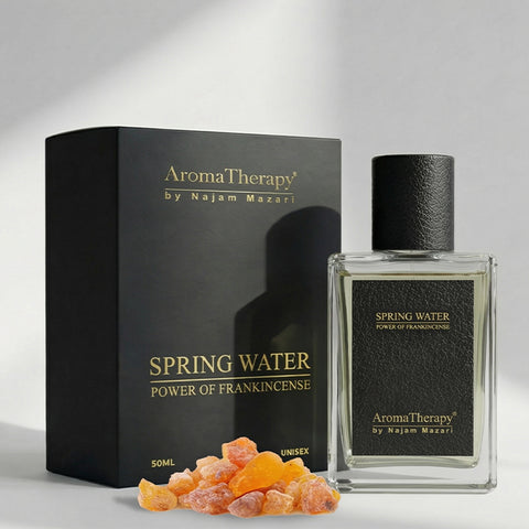 Spring Water Natural Perfume -  Infused with frankincense for a refreshing scent that soothes the senses.
