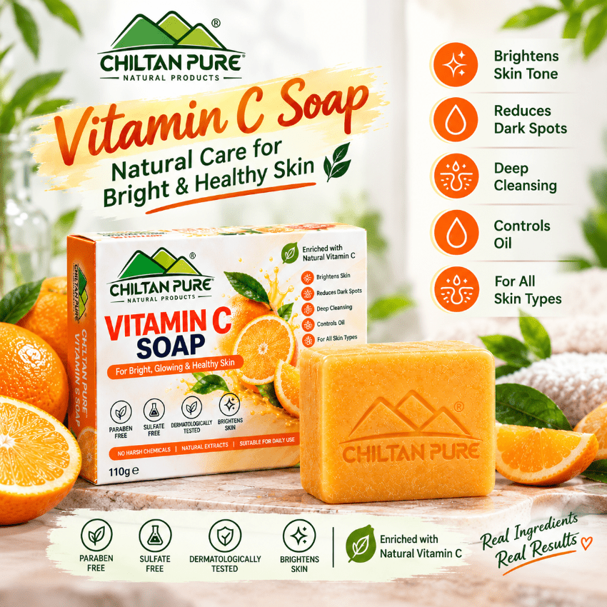 Vitamin C Soap - Gently Cleanses Daily Impurities - ChiltanPure