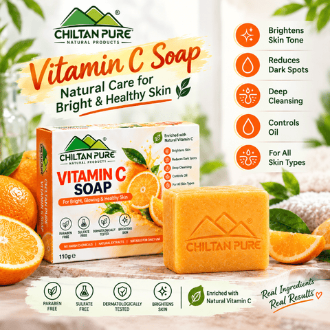 Vitamin C Soap - Gently Cleanses Daily Impurities - ChiltanPure
