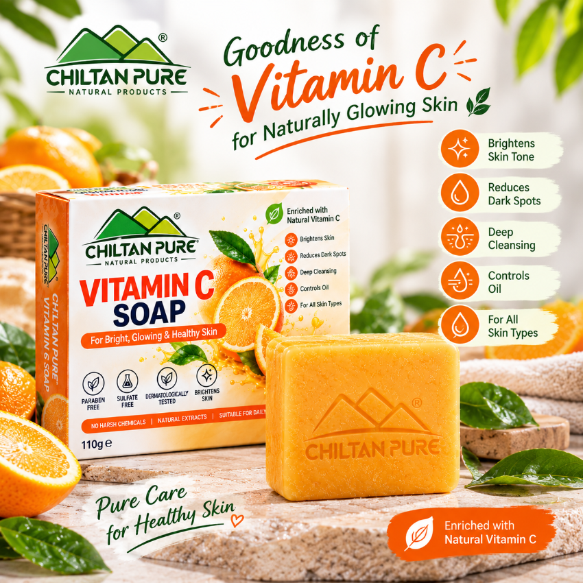 Vitamin C Soap - Gently Cleanses Daily Impurities - ChiltanPure