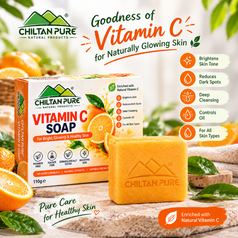 Vitamin C Soap - Gently Cleanses Daily Impurities - ChiltanPure