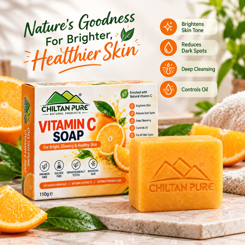 Vitamin C Soap - Gently Cleanses Daily Impurities - ChiltanPure