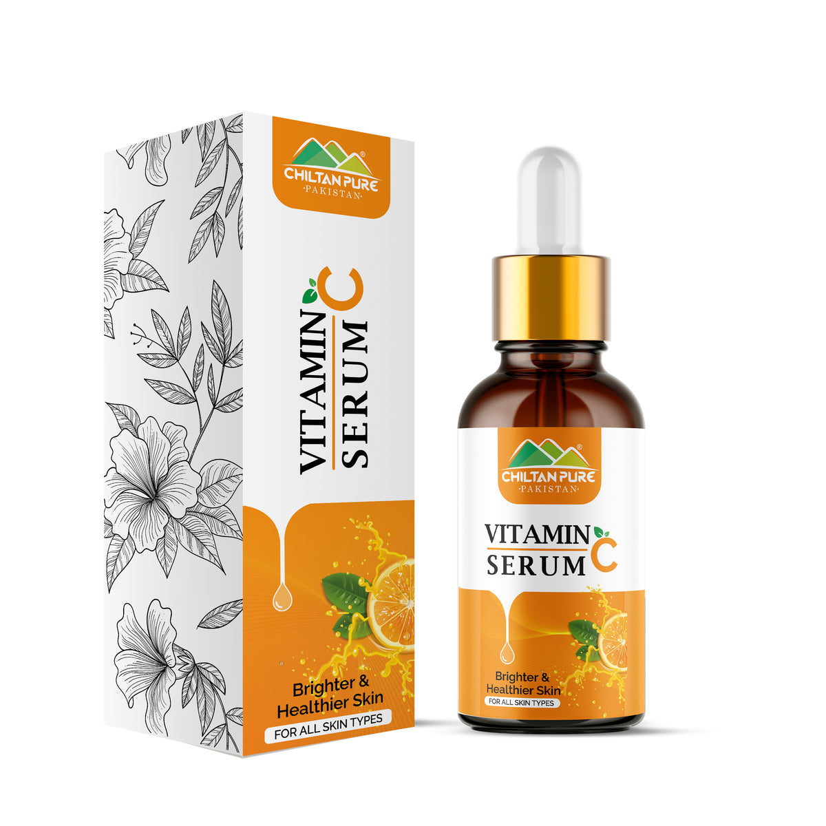 Vitamin C Serum 🍊 for Face -Best for Reducing Wrinkles, lines & Dark Circles also Promotes Shiny and Healthier Skin