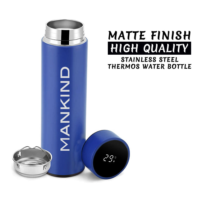 Digital Water Bottle - Temperature Display Vacuum Insulated, Thermos Flask Made of Premium Stainless Steel