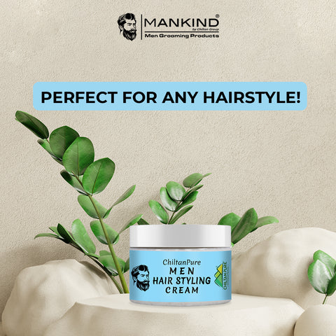 Men Hair Styling Cream – Provides Glossy Shine & Long-Lasting Hold