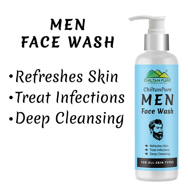 Men Face Wash – Anti – Impurities, Refreshes Skin, Remove Blackheads & Unclog Pores