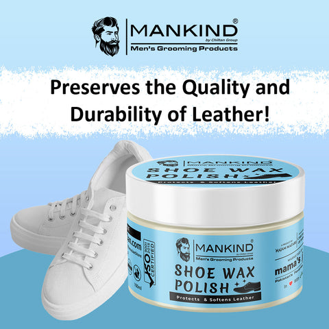 Natural 🍂 Shoe Beeswax Polish 👞 Long-Lasting, Protects & Softens Leather, Gives Footwear a Shiny & New Look