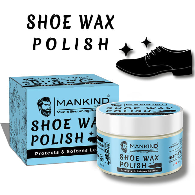 Natural 🍂 Shoe Beeswax Polish 👞 Long-Lasting, Protects & Softens Leather, Gives Footwear a Shiny & New Look