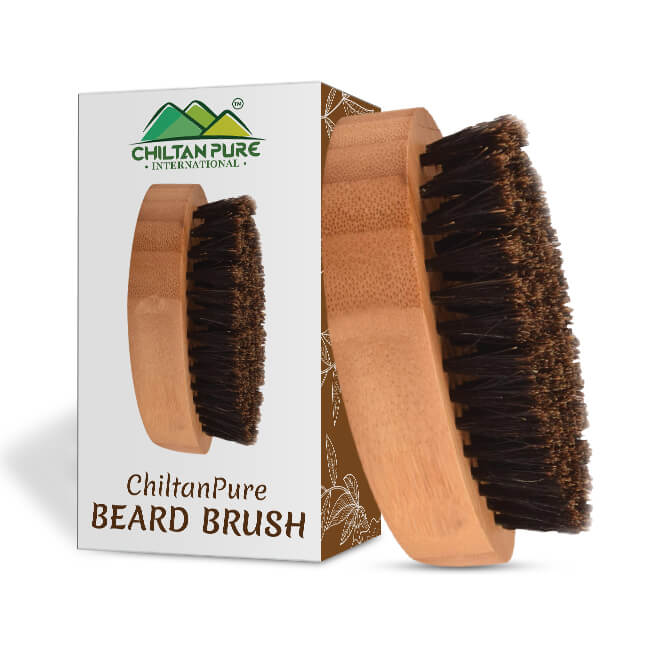 Beard Brush – Reduce Beard Curls, Deep Cleanse Beard, Adds Shine to Beard, Great for Grooming & Styling Beard!! - Mamasjan