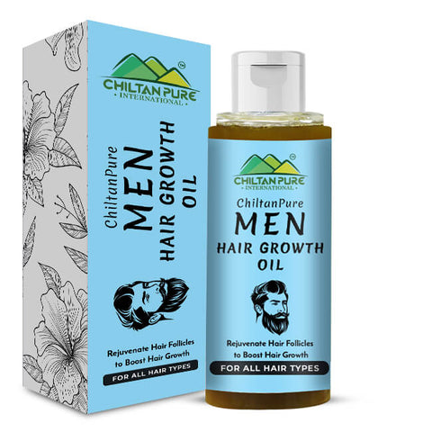 Men Hair Growth Oil – Encourages Scalp Circulation, Repair Hair Damage, Rejuvenate Hair Follicles to Boost Hair Growth 120ml - Mamasjan