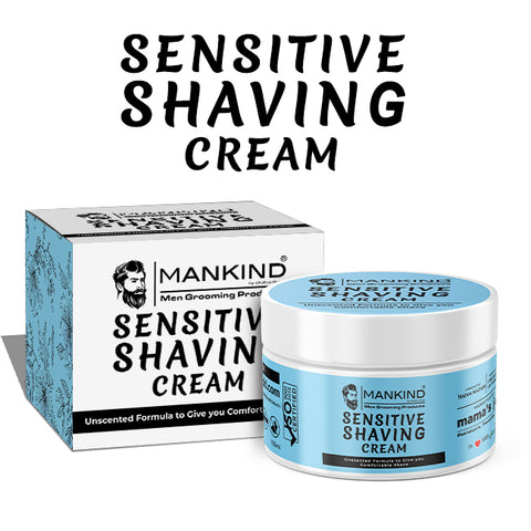 Sensitive Shaving Cream - Provides Smooth Razor Glide, Soften Facial Hair & Reduce Irritation Post Shaving.